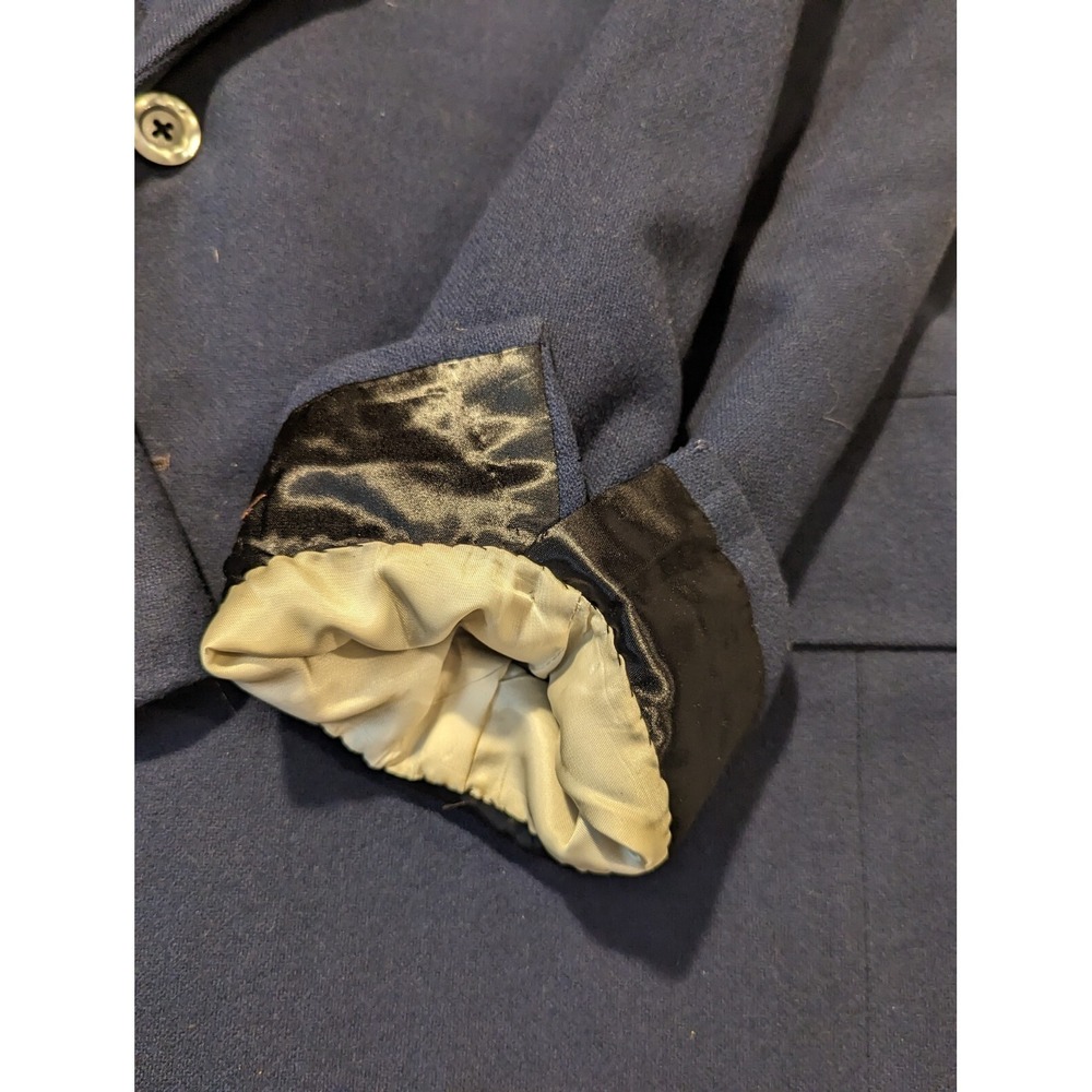 Mens Vintage Saks Fifth Avenue Wool Cashmere Blazer Size 42 Project Coat - Picture 4 of 10